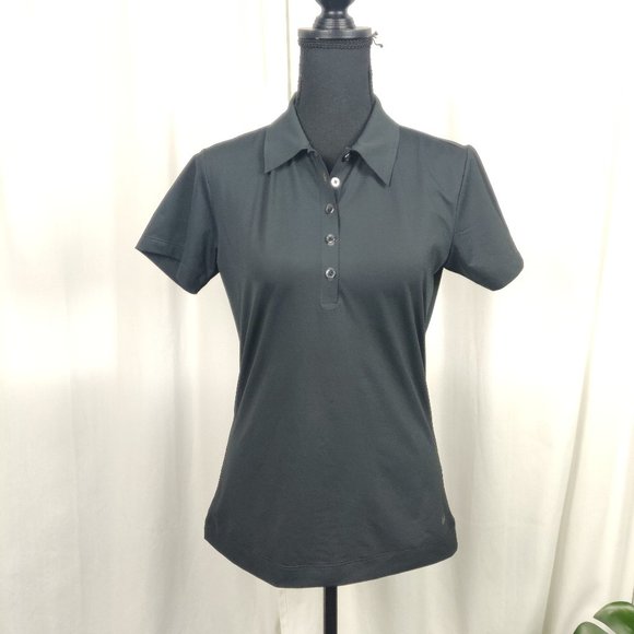 Nike Women's Golf Shirt Black Small - Picture 10 of 12